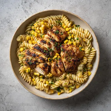 Salade Pates Mais Grille 3 en 35 Minutes