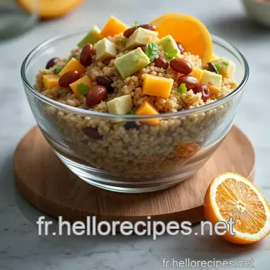 Salade de Quinoa aux Agrumes et Avocat : Un Délice de Cuisine Actuelle Fiche recette