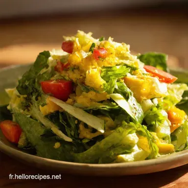 Salade d&eacute;t&eacute; aux l&eacute;gumes du soleil Un rayon de Provence Fiche recette