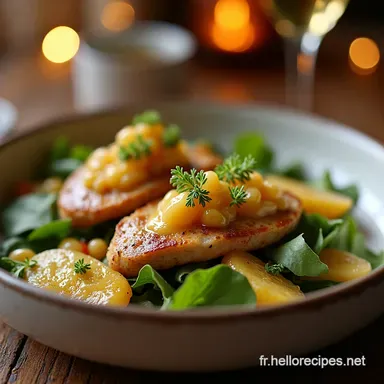 Salade gourmande au magret et fruits dautomne Le secret dune peau croustillante Fiche recette