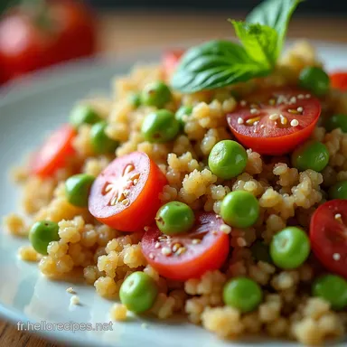 Salade de Petits Pois Quinoa Feta Ma Recette Facile et Printani&egrave;re
