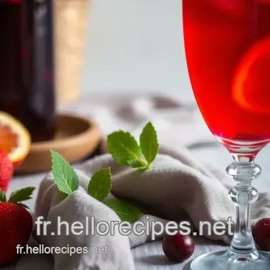 Sangria Recette Rouge: Mon Secret Soleil d'Espagne! Fiche recette