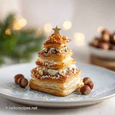 Sapin Feuillet&eacute; au Comt&eacute; et Truffe pour un Ap&eacute;ritif de No&euml;l Fiche recette