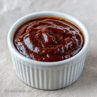Sauce BBQ Soja Maison au Paprika Fum&eacute; Fiche recette