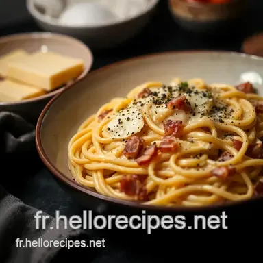Recette Authentique de Sauce Carbonara : Le Goût de Rome à Votre Table Fiche recette