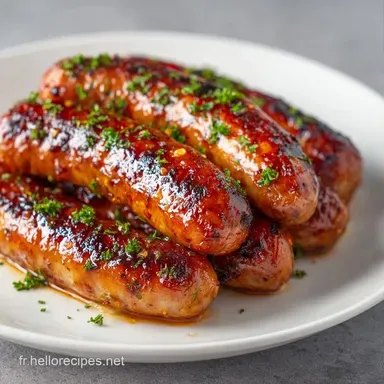 Saucisses Grill&eacute;es Faciles pour 4 Fiche recette