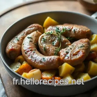 Recette Réconfortante de Cuisson au Four Saucisse aux Herbes de Provence Fiche recette
