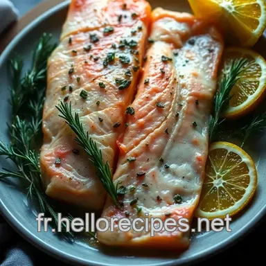 Recette Facile de Cuisson Saumon Papillote aux Agrumes et Herbes Fiche recette
