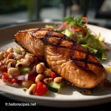 Saumon Grill A La Plancha Et : Peau Croustillante Garantie Fiche recette