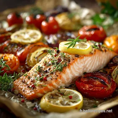 Saumon &agrave; la Proven&ccedil;ale au four Recette Facile et Voyage Instantan&eacute; Fiche recette