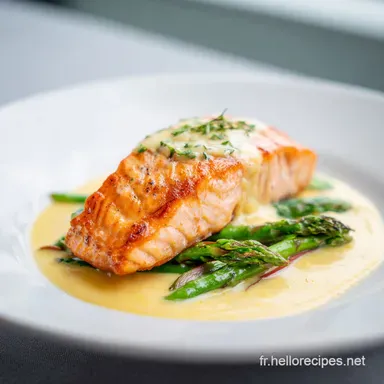 Id&eacute;e Repas Saint-Valentin Saumon en 20 min Fiche recette