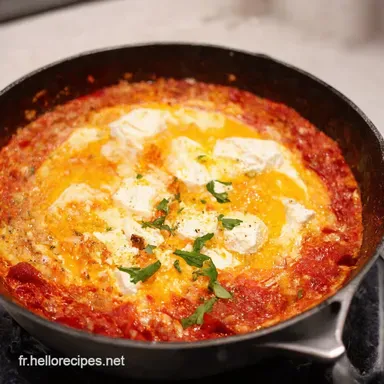 Shakshuka lAvocat Feta Brunch au Soleil Facile Fiche recette