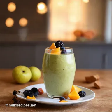 Smoothie lavocat et fruits Mon boost d&eacute;nergie &agrave; la Proven&ccedil;ale Fiche recette