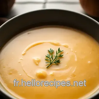 Soupe à l'Oignon Traditionnelle : Une Recette Éprouvée pour Réchauffer le Cœur Fiche recette