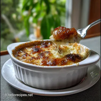 Soupe &agrave; l'Oignon Traditionnelle par Philippe Moreau Fiche recette