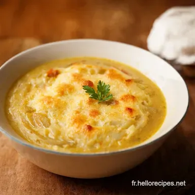 Soupe loignon gratin&eacute;e Ma recette bistrot facile Fiche recette