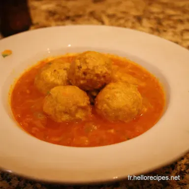 Soupe de P&acirc;tes et Boulettes Facile Le Go&ucirc;t de lEnfance Fiche recette