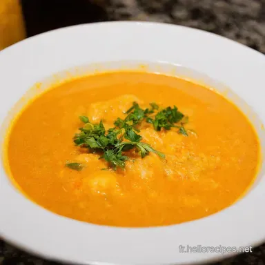 Soupe dorge au thym fenugrec Ma recette r&eacute;confortante Fiche recette