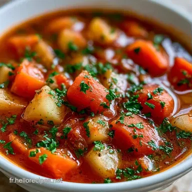 Soupe Minestrone D'Hiver: 6 Portions Fiche recette