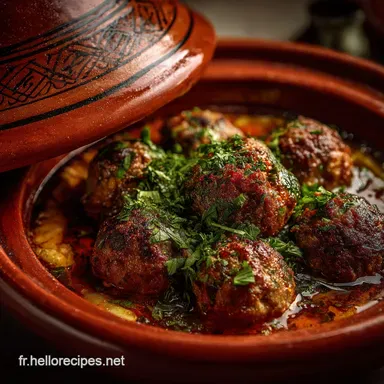 Tajine de Kefta aux &oelig;ufs Recette traditionnelle facile et gourmande Fiche recette