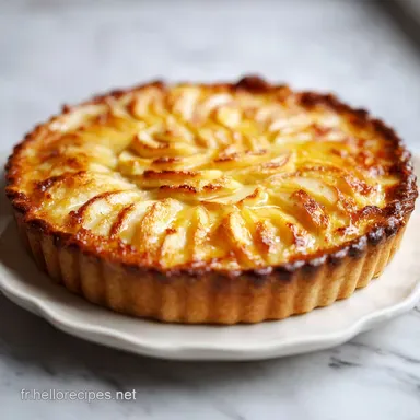 Tarte Alsacienne Aux Pommes Pour 8 Servings Fiche recette