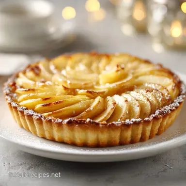 Tarte Amandes et Pommes pour 8 Portions