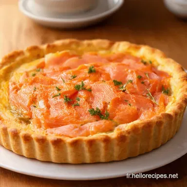 Ma Tarte au Saumon &Eacute;pinard Facile Un D&eacute;lice Fran&ccedil;ais Fiche recette