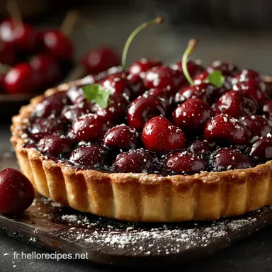 Tarte aux Cerises Rustique La Recette Facile et Juteuse Fiche recette