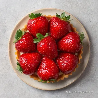 Tarte Fraises Authentique pour 8 Parts Fiche recette