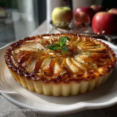 Tarte aux Pommes au Beurre Amour : Cro&ucirc;te Craquante et Fruits Fondants Fiche recette