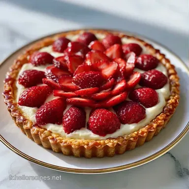 Tarte Fraise Vanille: Onctueuse Fiche recette