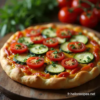 Tarte Rustique de Légumes du Soleil au Chèvre et Thym Fiche recette