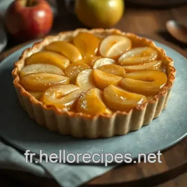Recette traditionnelle : Tarte Normande aux Pommes Caramélisées Fiche recette