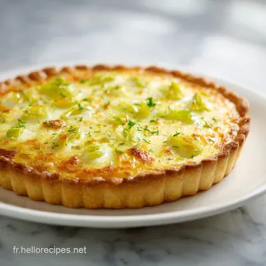 Tarte au Poireau Recette Traditionnelle pour 6 Fiche recette