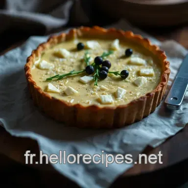 Recette Tarte Épinard Frais & Chèvre: Simple et Rustique! Fiche recette