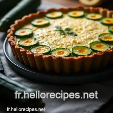 Recettes salées avec mascarpone : Tarte à la Courgette délicieuse Fiche recette