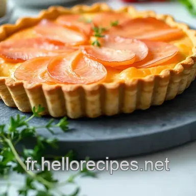 Tarte Saumon Épinards: A Parisian Delight in Your Kitchen! Fiche recette