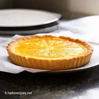 Ma Tarte Soleil Orange Facile au St Môret Fiche recette