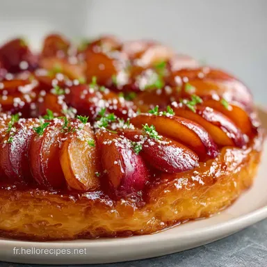 Tarte Tatin Pomme Traditionnelle Cuite au Four Fiche recette