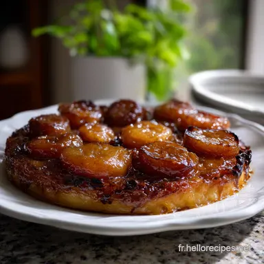 Recette Tarte Tatin Traditionnelle Caramelis&eacute;e Fiche recette