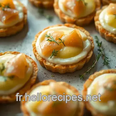 Tartelettes Saumon Fumé et Crème Citronnée : Un Apéritif Chic Fiche recette