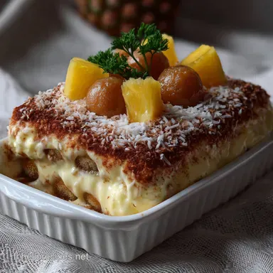 Dlicieuse Recette de Tiramisu lAnanas et Coco Facile Fiche recette