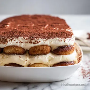 Tiramisu Cr&eacute;meux Classique: Velout&eacute; Fiche recette
