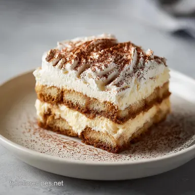 Tiramisu Recette Traditionnelle pour 6 Portions Fiche recette