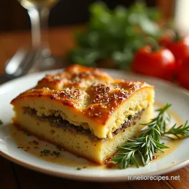 Tourte Grecque Aux Epinards Et Feta Facile et Savoureuse Fiche recette