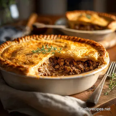 Tourti&egrave;re canadienne : La recette classique et r&eacute;confortante du R&eacute;veillon Fiche recette
