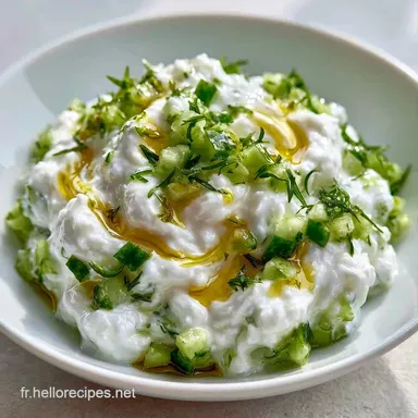 Tzatziki All&eacute;g&eacute; pour 4 Personnes Fiche recette