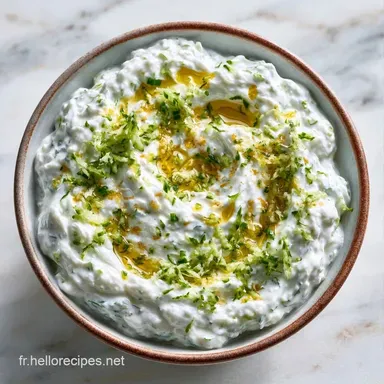 Tzatziki Fromage Blanc en 35 Minutes Fiche recette