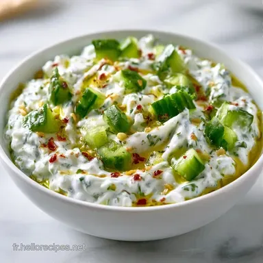 Tzatziki Grec Authentique au Yaourt Grec Fiche recette