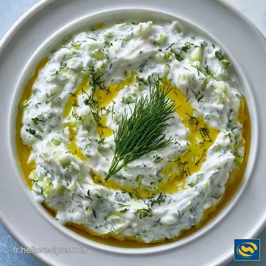 Tzatziki Maison au Yaourt Grec pour 4 Fiche recette